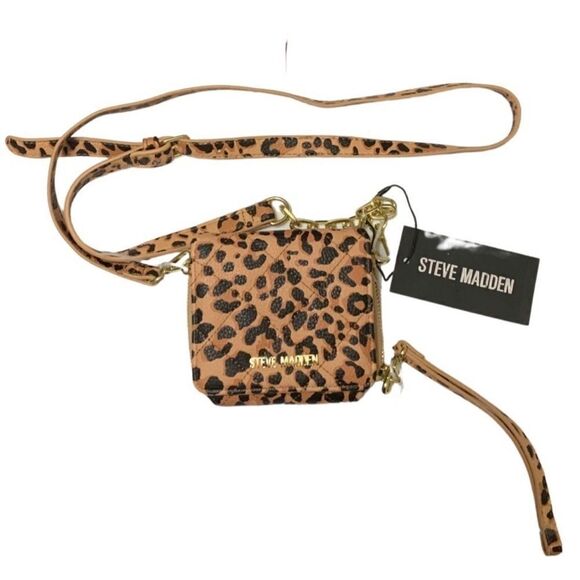 Steve Madden BGreene Leopard Crossbody Bag - Picture 1 of 6